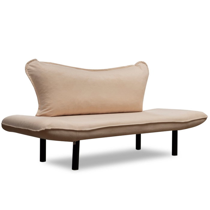 Atelier Del Sofa Chatto - Sofá-Cama de 2 Plazas Crema